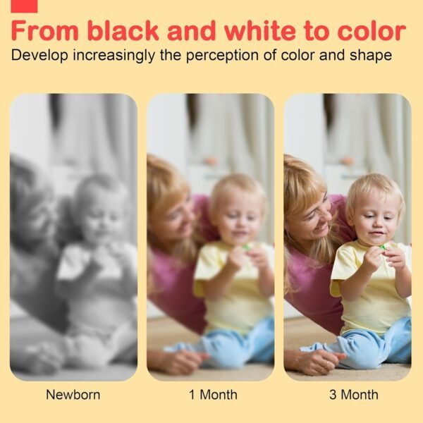 Best URMYWO Black and White Baby Toys – High Contrast Soft Baby Book for Newborns - Image 5