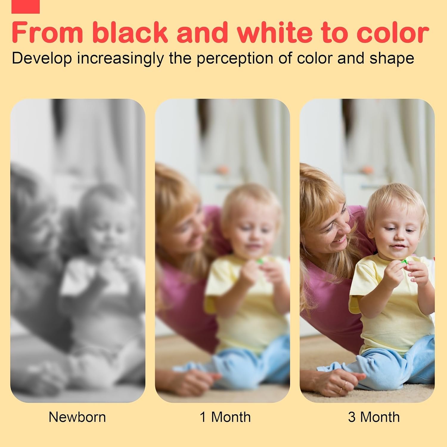 Best URMYWO Black and White Baby Toys – High Contrast Soft Baby Book for Newborns - Image 5