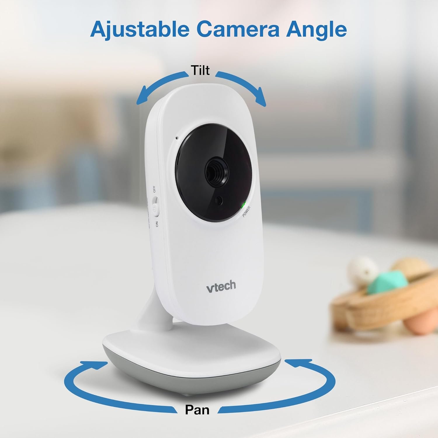 Best VTech VM819 Baby Monitor with Camera and Audio, 2.8” Screen Portable Baby Camera, Night Vision, 2-Way Audio, Temperature Sensor and Lullabies, Secure Transmission No WiFi, Ideal for Baby/Elderly/Pet - Image 2