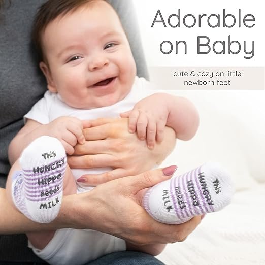 Best ZIRI & ZANE Baby Sock Gift Set - 7 Unique Pairs, Cute & Funny Unisex Newborn Gifts for Baby Showers & Registries - Image 6