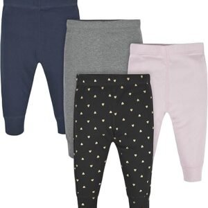 Gerber Baby Girls Active Pants Set | Breathable & Easy Care