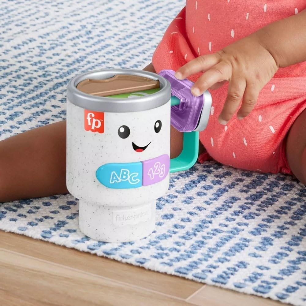 Best Fisher-Price Baby & Toddler Toy Laugh & Learn Coffee Mug Toy for Babies 6+ Months - Image 4