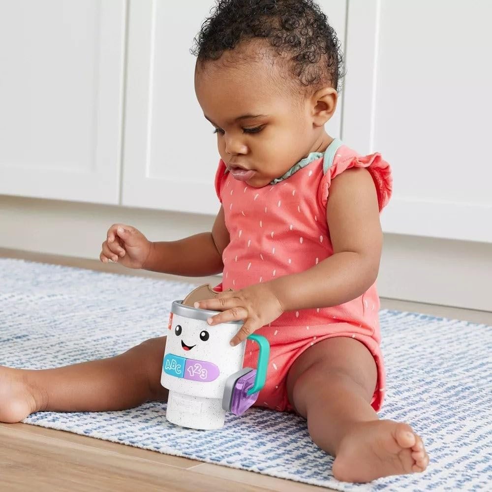 Best Fisher-Price Baby & Toddler Toy Laugh & Learn Coffee Mug Toy for Babies 6+ Months - Image 2
