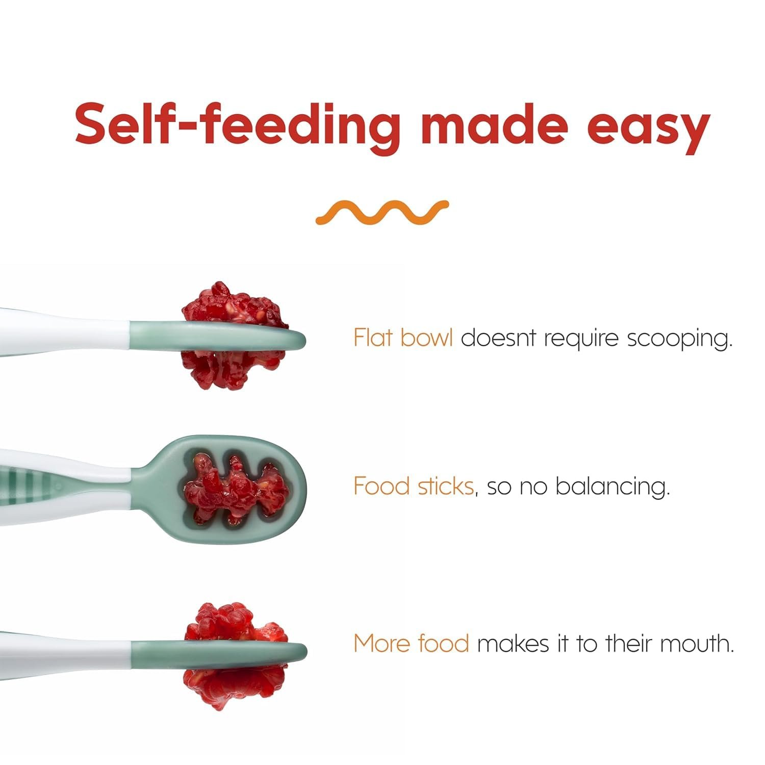 Buy NumNum Baby Spoons Set – Safe, Easy, Fun 6+ Month Self‑Feeding Set - Image 8