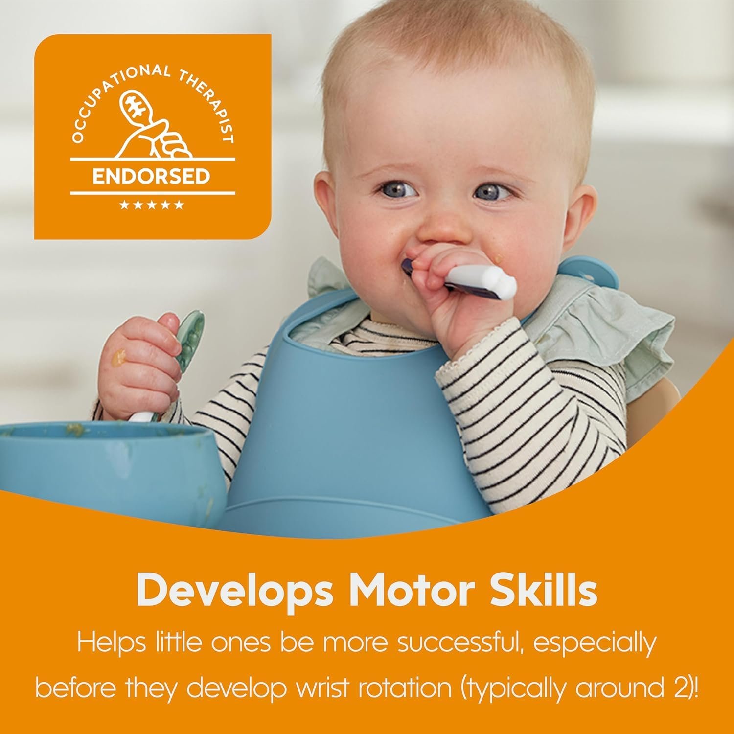 Buy NumNum Baby Spoons Set – Safe, Easy, Fun 6+ Month Self‑Feeding Set - Image 5
