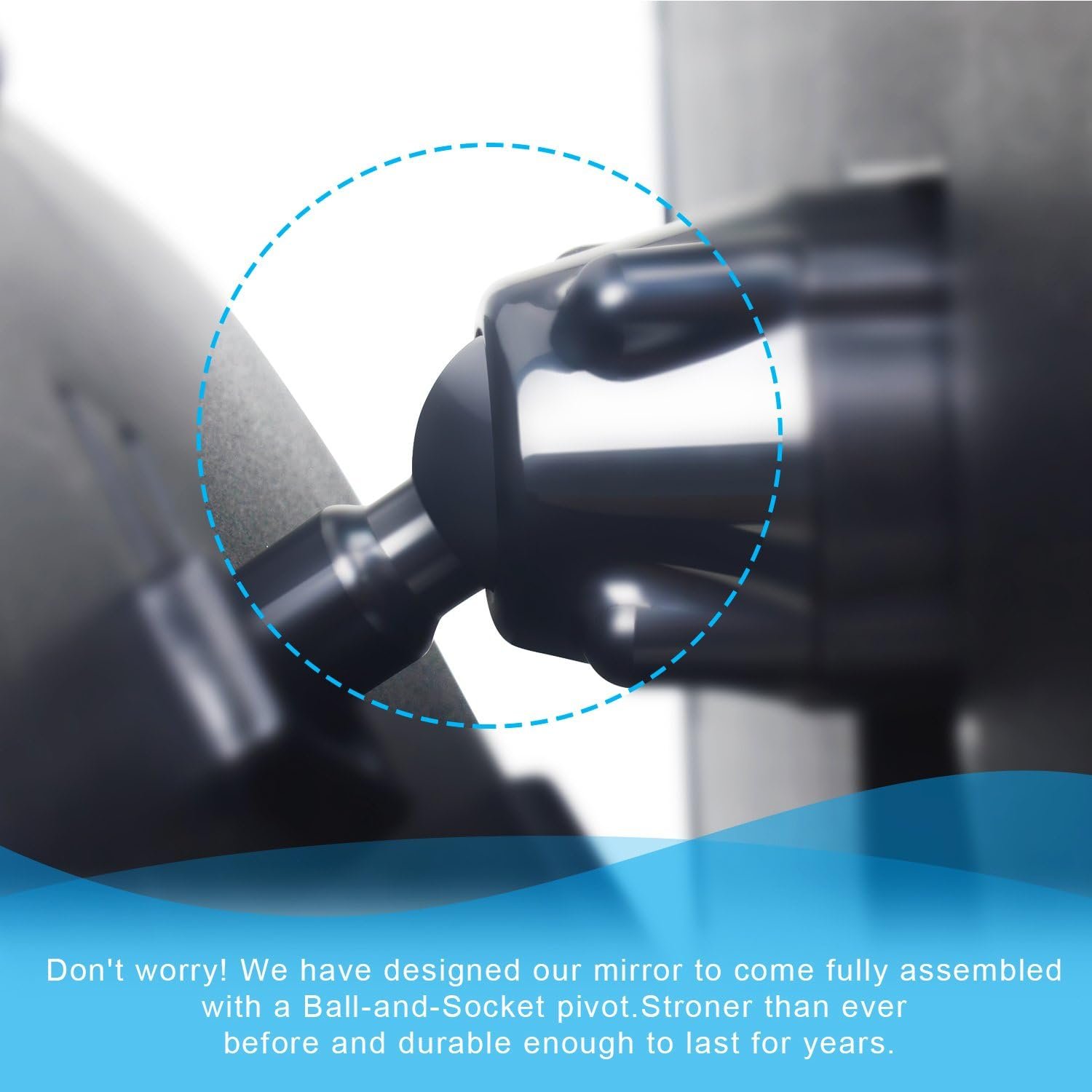 Shynerk Baby Car Mirror – Safe, Clear Rear-Facing View with 360° Rotation - Image 3