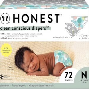 Honest Company Clean Conscious Diapers | Eco-Friendly, Plant-Based, Hypoallergenic Baby Diapers.