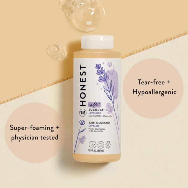 Natural The Honest Company Foaming Bubble Bath – Gentle & Tear-Free for Babies - Image 9