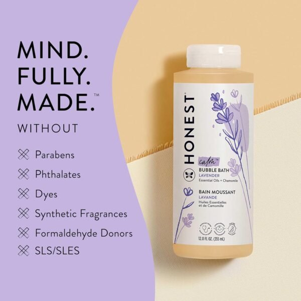 Natural The Honest Company Foaming Bubble Bath – Gentle & Tear-Free for Babies - Image 2