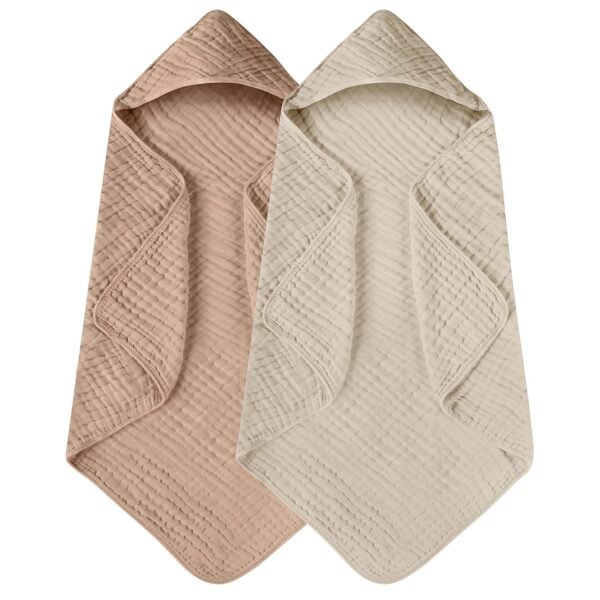 Soft & Gentle Yoofoss Hooded Baby Towels for Newborns - Image 7